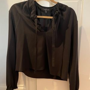 rag & bone blouse. Black XS